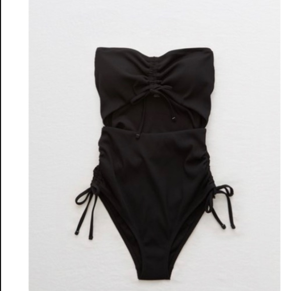 White Aerie ribbed one piece